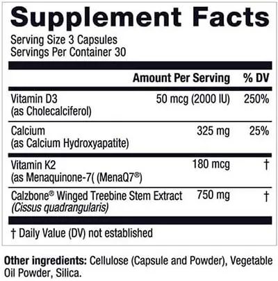1MD OsteoMD Supplement Facts