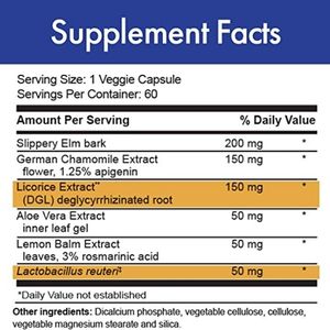 Acid Relief 360 Ultra Supplement Facts