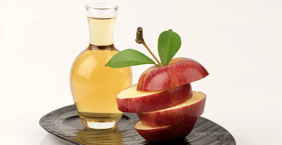 Apple cider vinegar and sugar