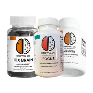 Mind Well ADHD Focus Supplements