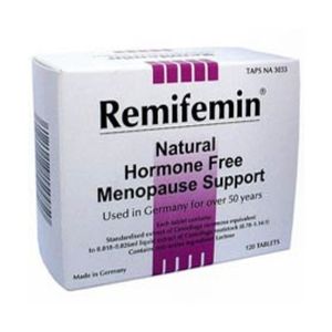 remifemin natural hormone free menopause support