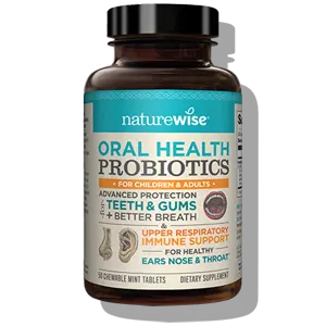 naturewise oral health chewable probiotics