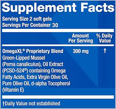 Fakten zu Omega-XL-Nahrungsergänzungsmitteln
