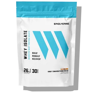 swolverine whey protein isolate - grass-fed, with added digestive enzymes