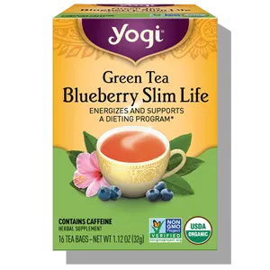 yogi tea thé vert myrtille slim life